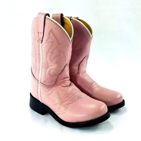 Masterson Boot Co Little Girl Cowgirl Boot Leather - Picture 1 of 6